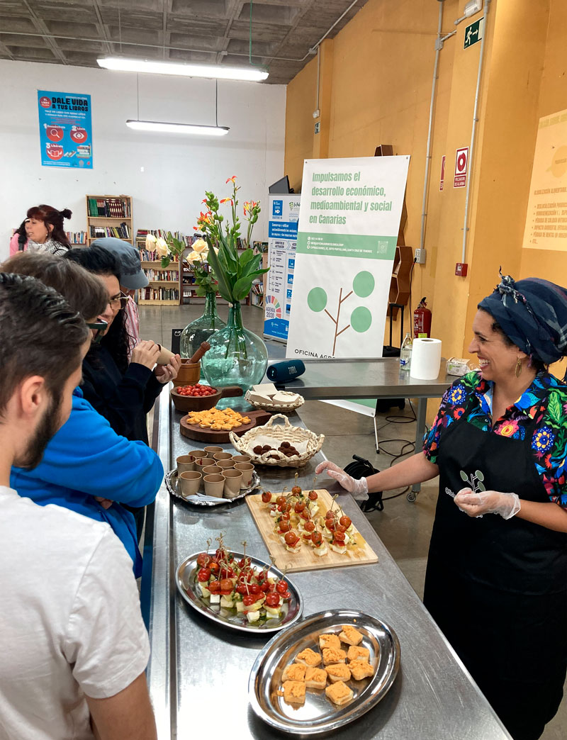 Taller de gastronomía saludable y sostenible en Breña Alta